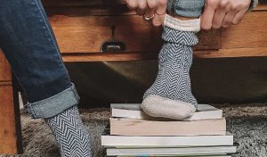 chaussettes tricotées