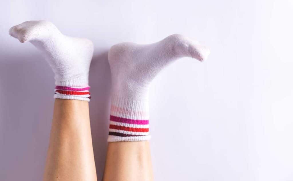 chaussettes pour pieds qui transpirent