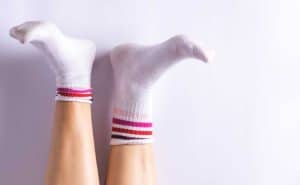 chaussettes pour pieds qui transpirent